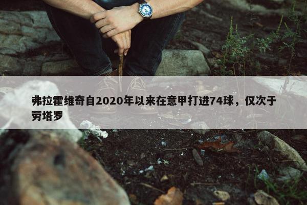 弗拉霍维奇自2020年以来在意甲打进74球，仅次于劳塔罗