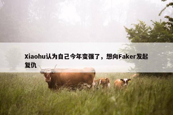 Xiaohu认为自己今年变强了，想向Faker发起复仇